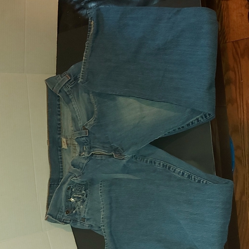 True religion straight leg, 38x29 inseam,  distressed see photos, blue made USA